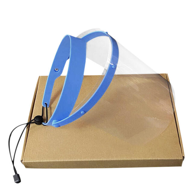 

Splash-Proof Full Face Length Visor Shield, Light blue, 469789