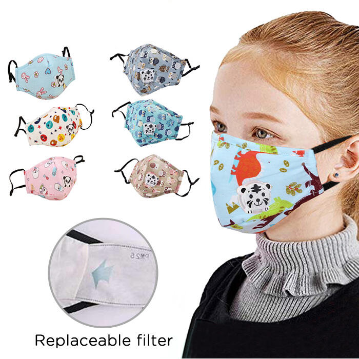 

Replaceable Filter Adjustable Washable And Reusable Face Mask, Random, 470450