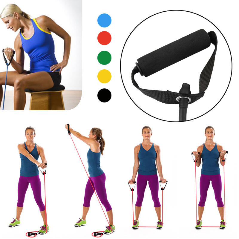 Portable Pilates Yoga Resistance Band Bellelily