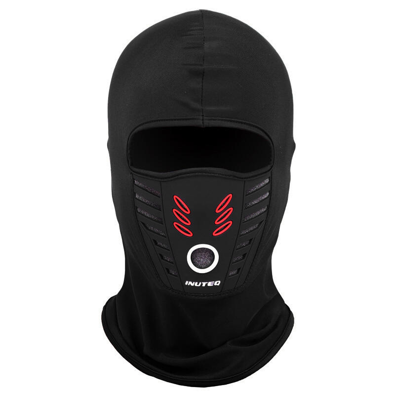 

Windproof Breathable Face Shield, Black, 469788