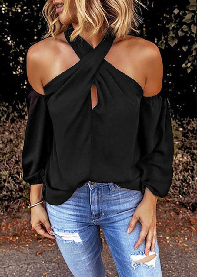 cross cut blouse