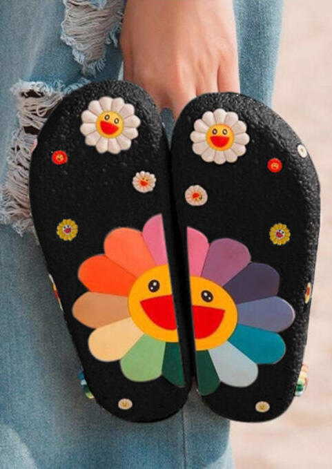 sunflower slippers