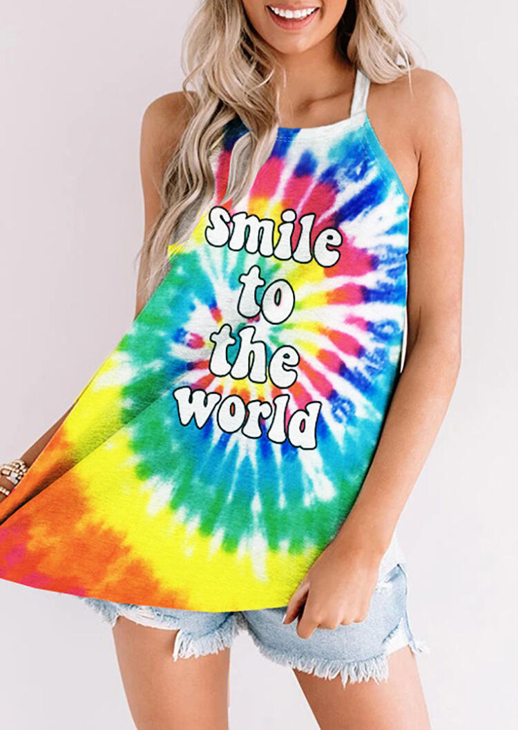 

Tie Dye Smile To The World Camisole, Multicolor, 471951