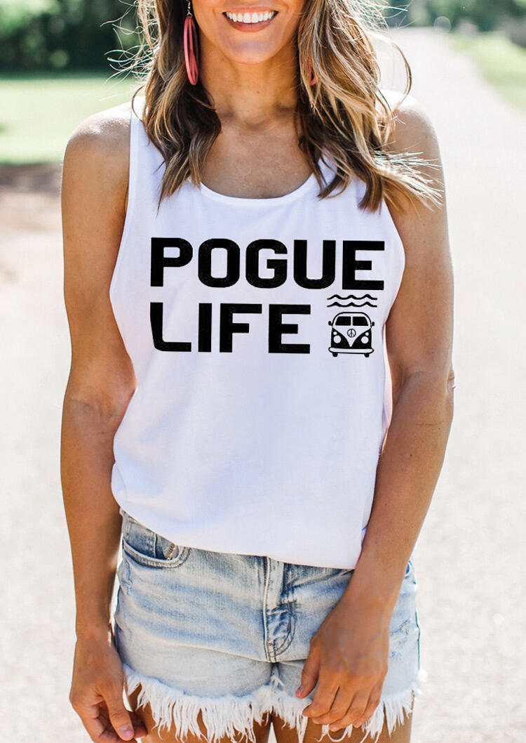 

Pogue Life O-Neck Tank - White, 473078
