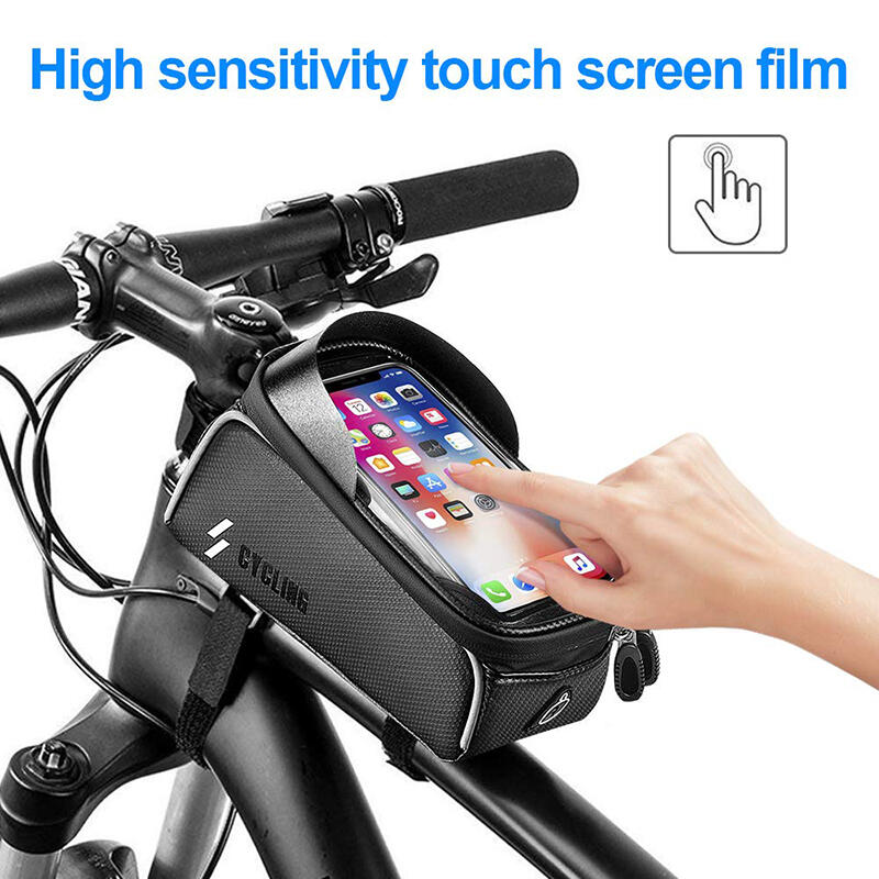 Waterproof Bike Front Top Tube Mount Holder Cycling Bag - Bellelily