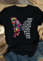 Fairyseason They Whispered To Her You Cannot Withstand The Storm Butterfly T-Shirt