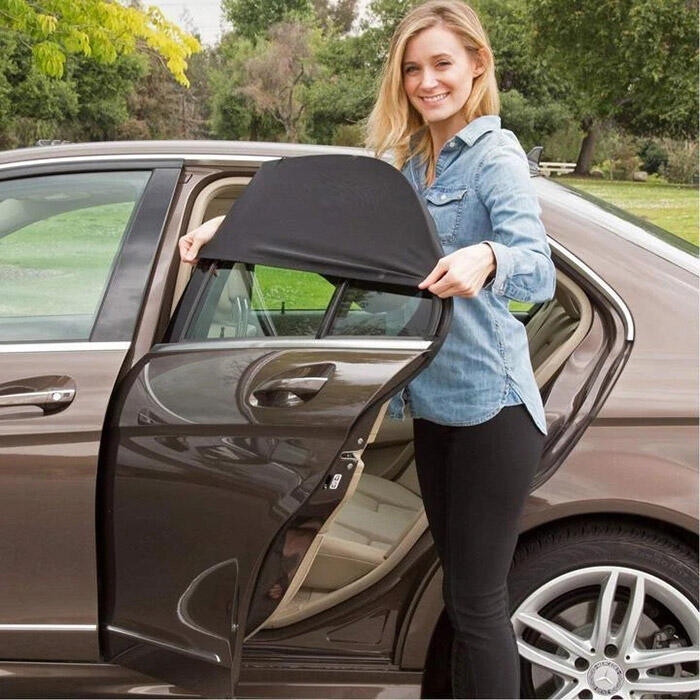 

2Pcs Universal Car Window Sun Shade Curtain, Pattern2, 473077