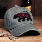 Yellowstone National Park Distressed Embroidered Baseball Cap