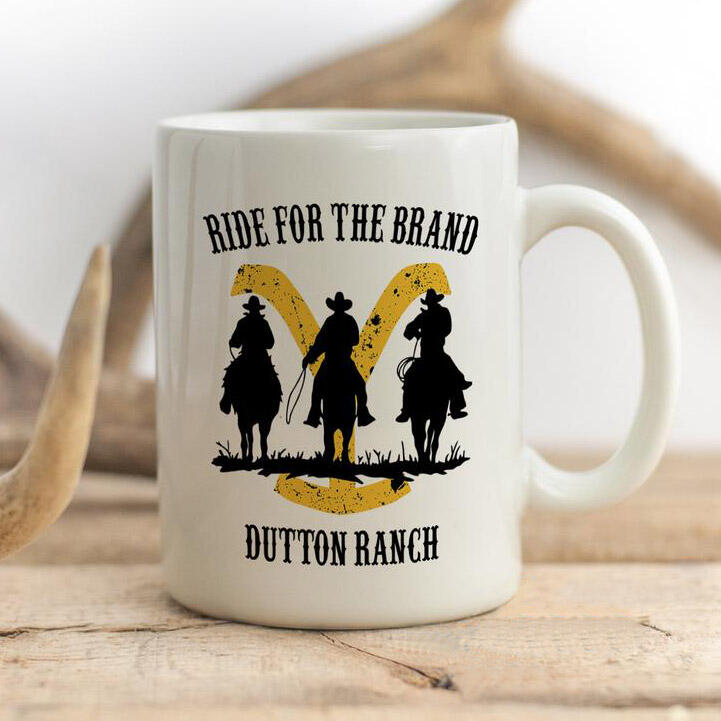 

Western Cowboy Mug, White, 478424