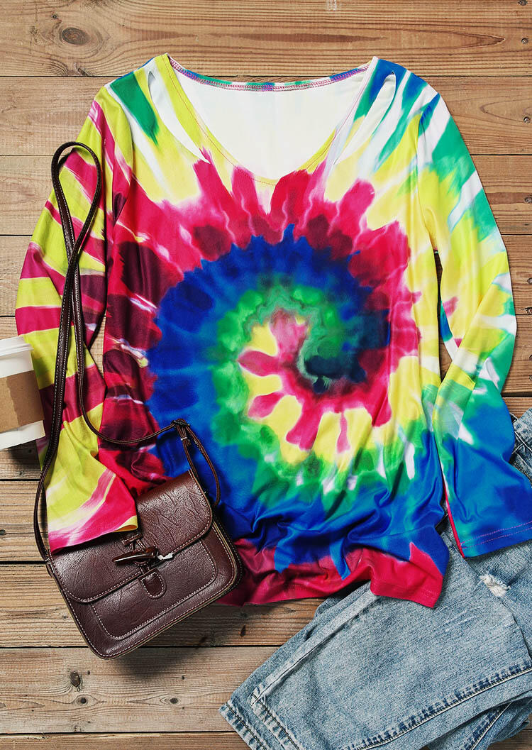 swirl tie dye t shirt