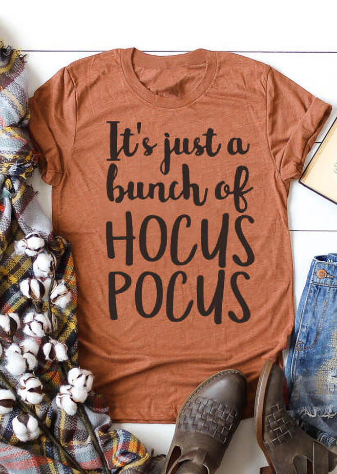 

Halloween Letter Slogan Graphic O-Neck T-Shirt Tee - Orange, 416100