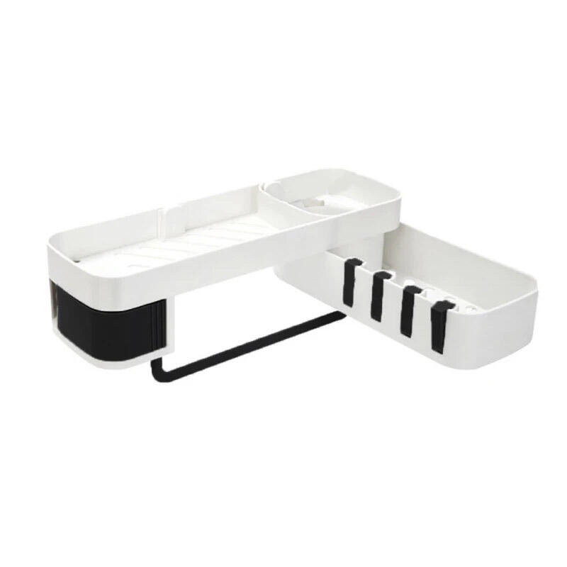 

Rotating Nail-Free Corner Storage Shelf, Beige, 481303