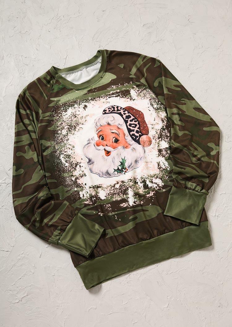 camo santa shirt