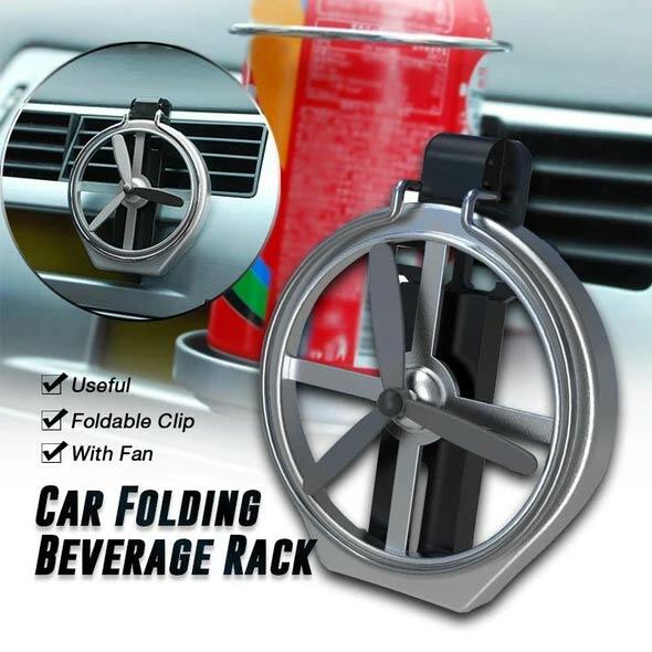 

Universal Car Folding Cup Holder, Black, 482833