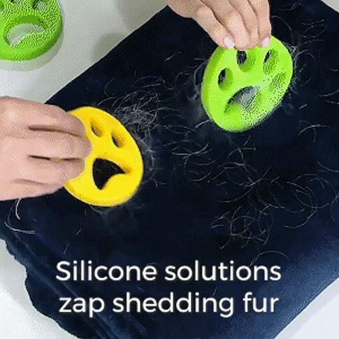 

2Pcs Reusable Pet Hair Remover Cleaning Ball, Multicolor, 482890