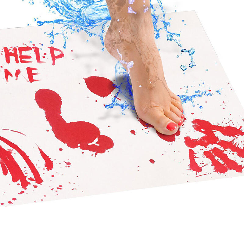 

Color Changing Bloody Bath Mat, White, 482679
