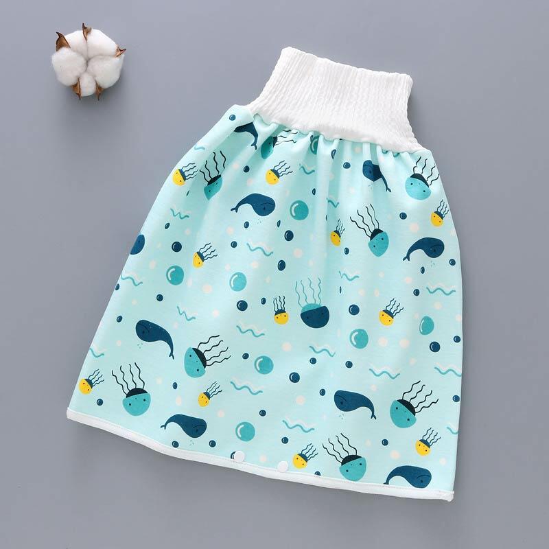 

Comfy Children's Diaper Skirt, Light blue, 484021