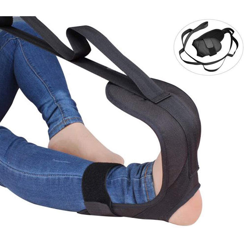 

Yoga Ankle Ligament Resistance Stretch Band, Black, 484158
