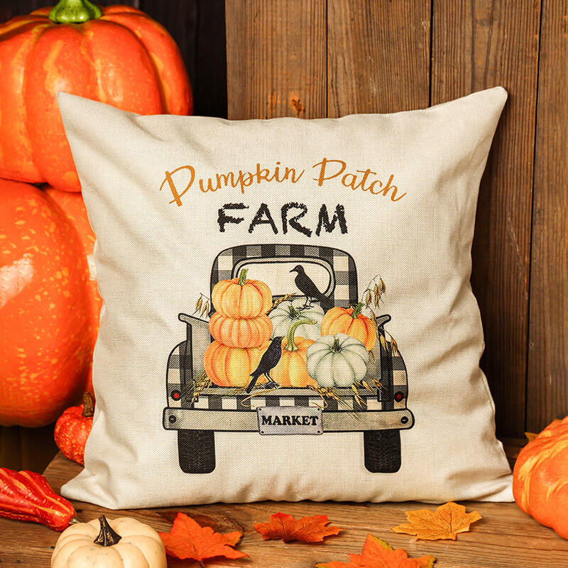 

Thanksgiving Pumpkin Patch Pillowcase without Pillow, Pattern1, 484588