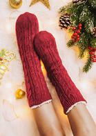 Knitted Warm Comfortable Plush Socks