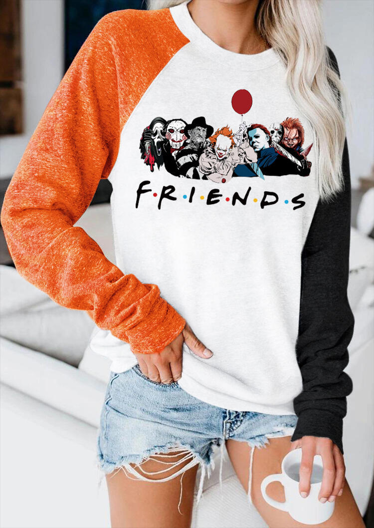 

Halloween Character Balloon Pullover Sweatshirt - White, 484651