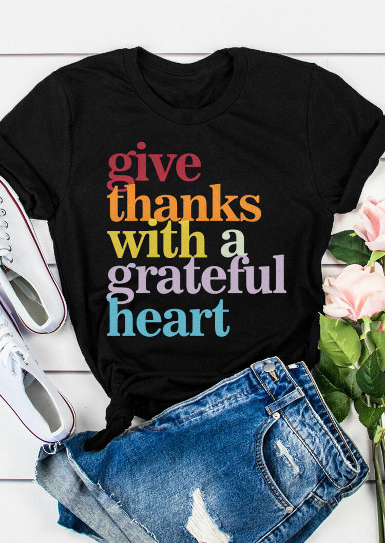 give thanks with a grateful heart shirt