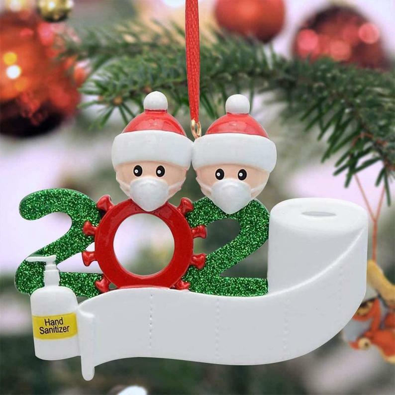 

2020 Survivor Family Christmas Tree Hanging Pendant Ornament, Pattern1, 486640