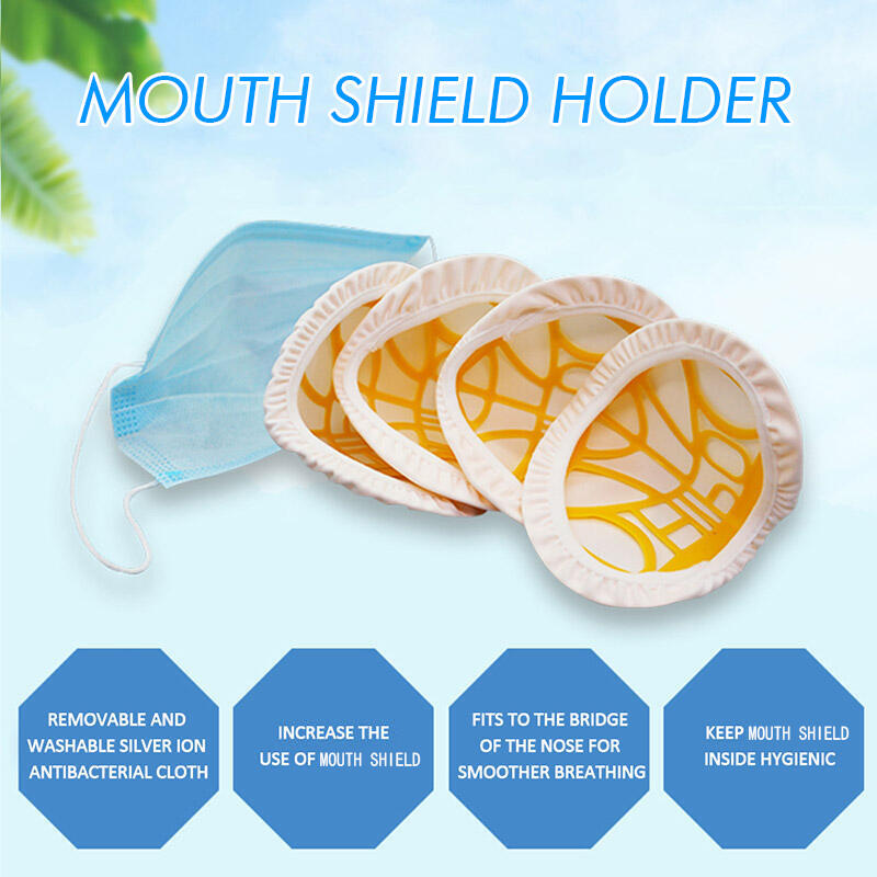 

Reusable Face Mask Holder, White, 465483