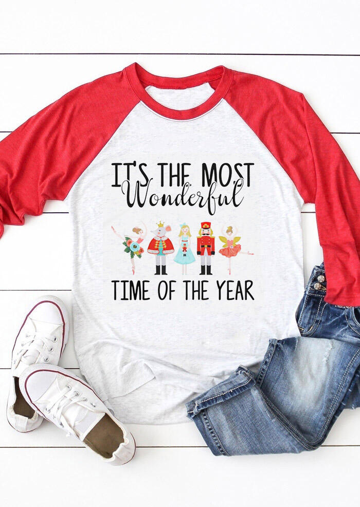 

The Nutcracker Ballet Wonderful Time T-Shirt Tee - Red, 487038