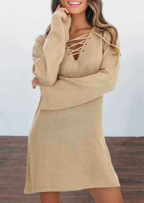 khaki lace dress