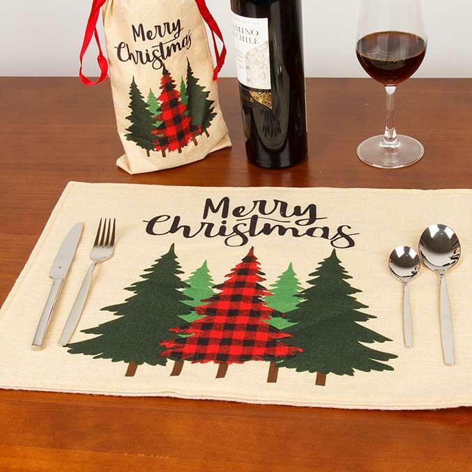

Merry Christmas Truck Gnomies Washable Placemat, Pattern2, 488053
