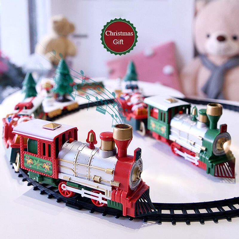 

Lights And Sounds Christmas Kids Toy Train Set, Multicolor, 488088