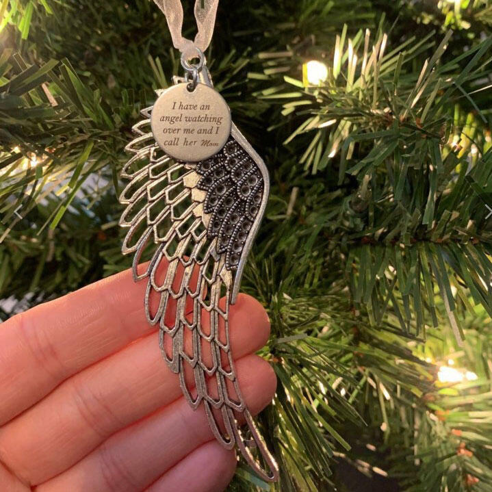 mum angel ornament