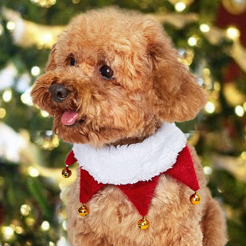 

Pet Dog Christmas Decorative Collar Scarf, Red, 489969