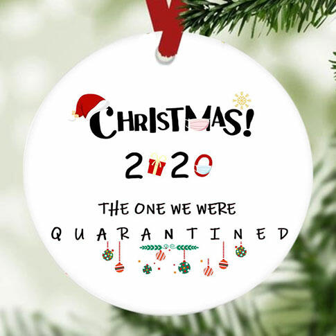 

Christmas 2020 The One We Were Quarantined Hanging Ornament - White, 489713