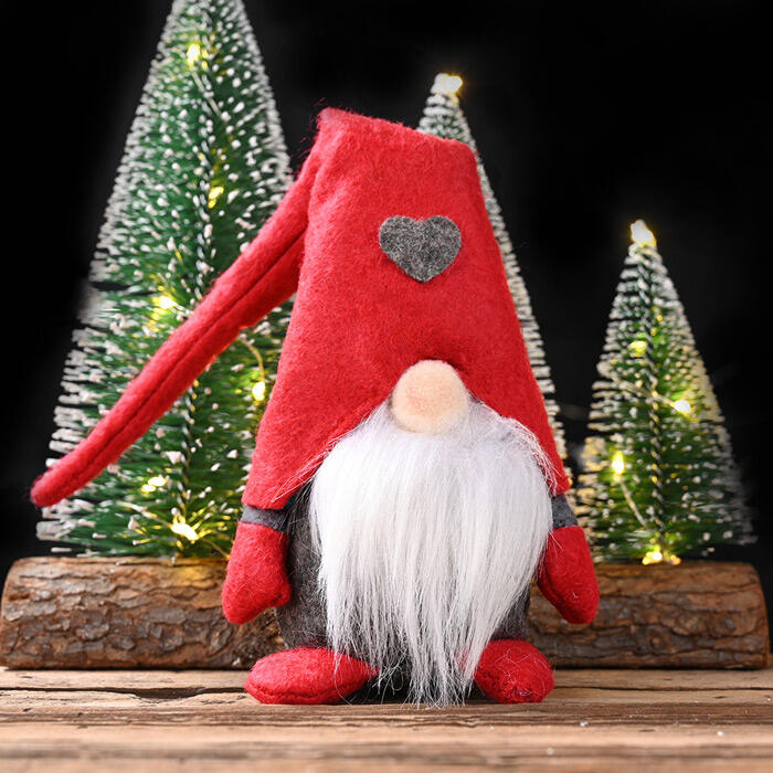 

Gnomies Love Heart Bowknot Faceless Doll, Pattern1, 490515