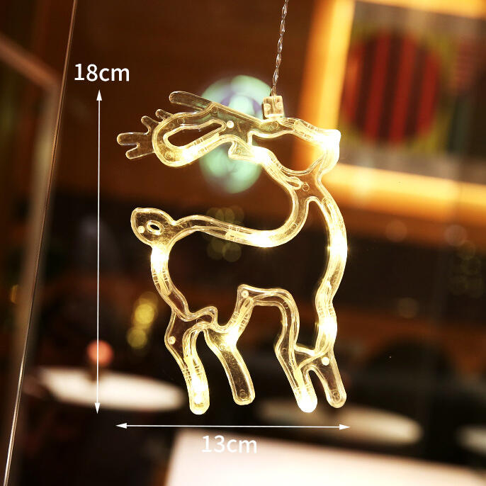 

Christmas Indoor Window LED Light Hanging Ornament, Pattern4, 491147