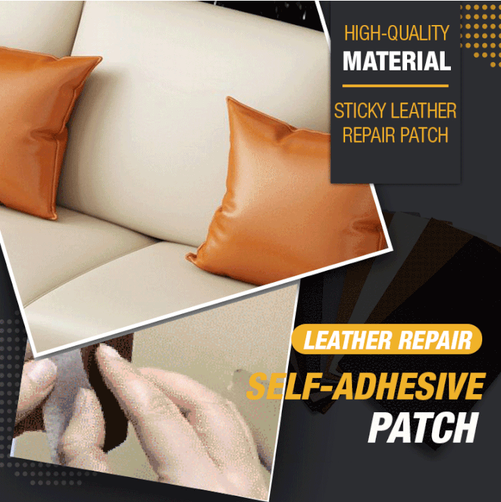 

Leather Repair Self-Adhesive Patch, Black;coffee;light coffee, 491948