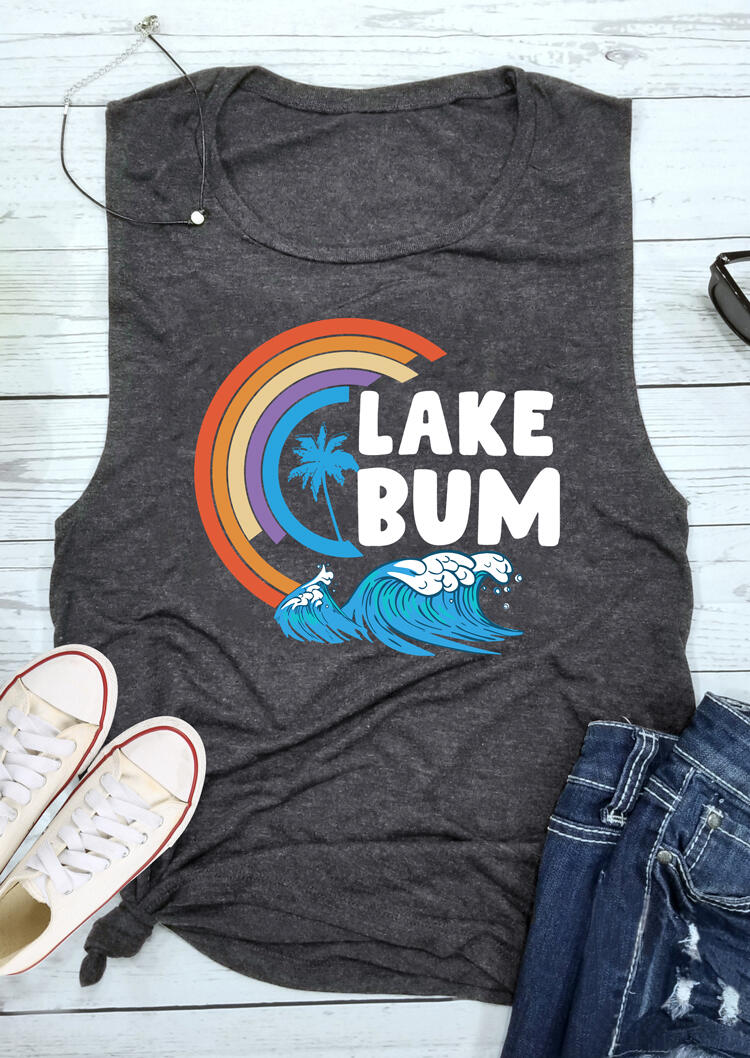 

Lake Bum Rainbow Wave Tank - Dark Grey, 492968