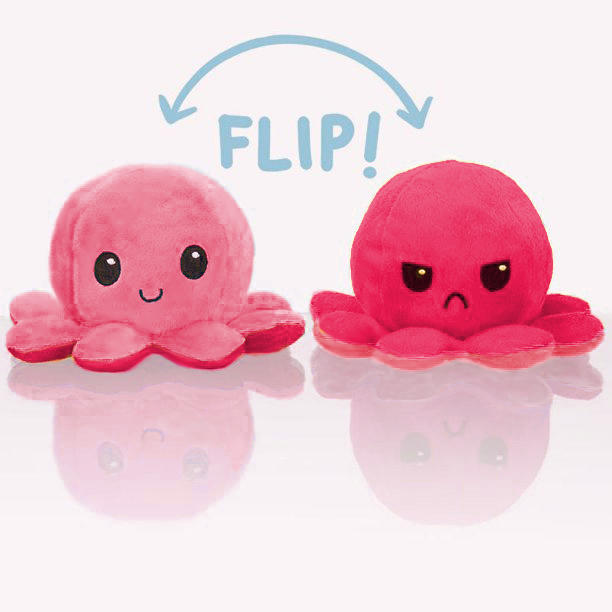 

Reversible Cute Mini Octopus Plush Cool Toy, Pattern1;pattern2, 478623