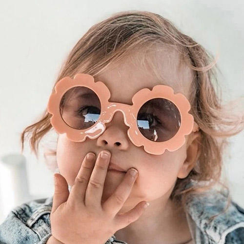 

Cute Sunflower Child Sunglasses, Pink;red, 498505