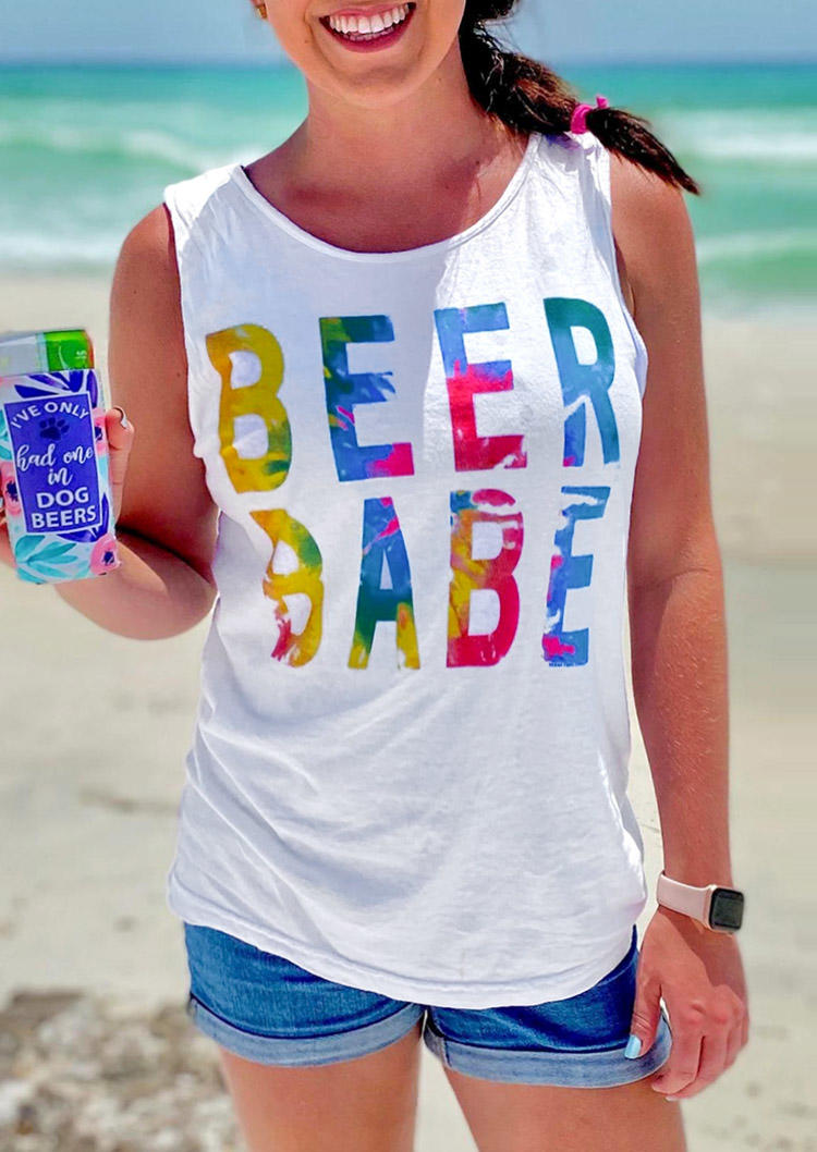 

Beer Babe O-Neck Tank - White, 498507