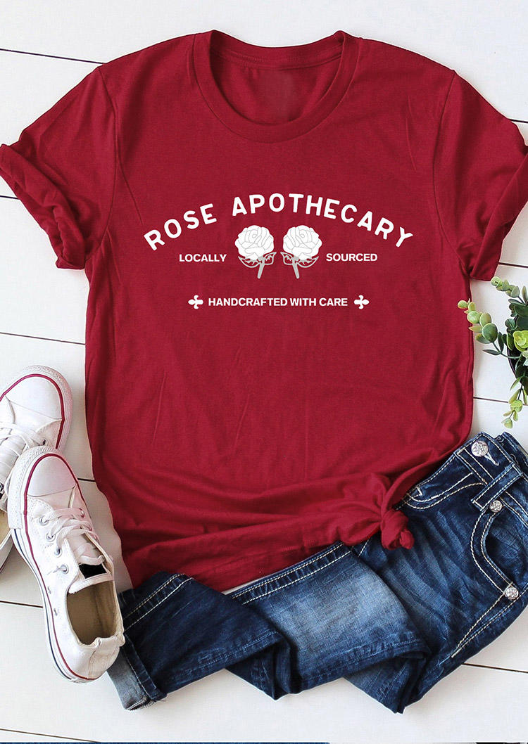 

Rose Apothecary Locally Sourced T-Shirt Tee - Burgundy, 499404