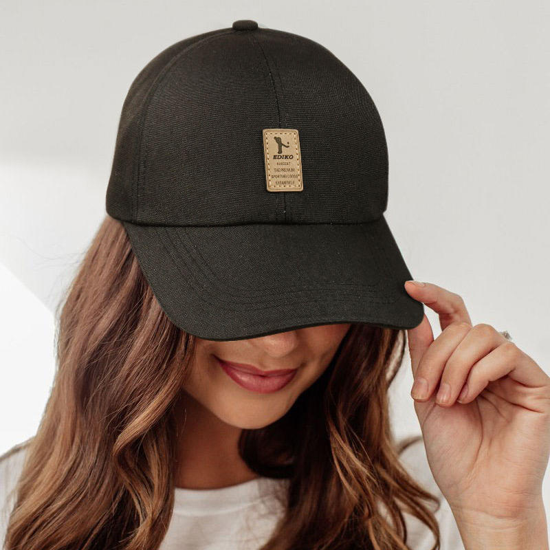 

Hollow Out Adjustable Baseball Cap - Black, 502654