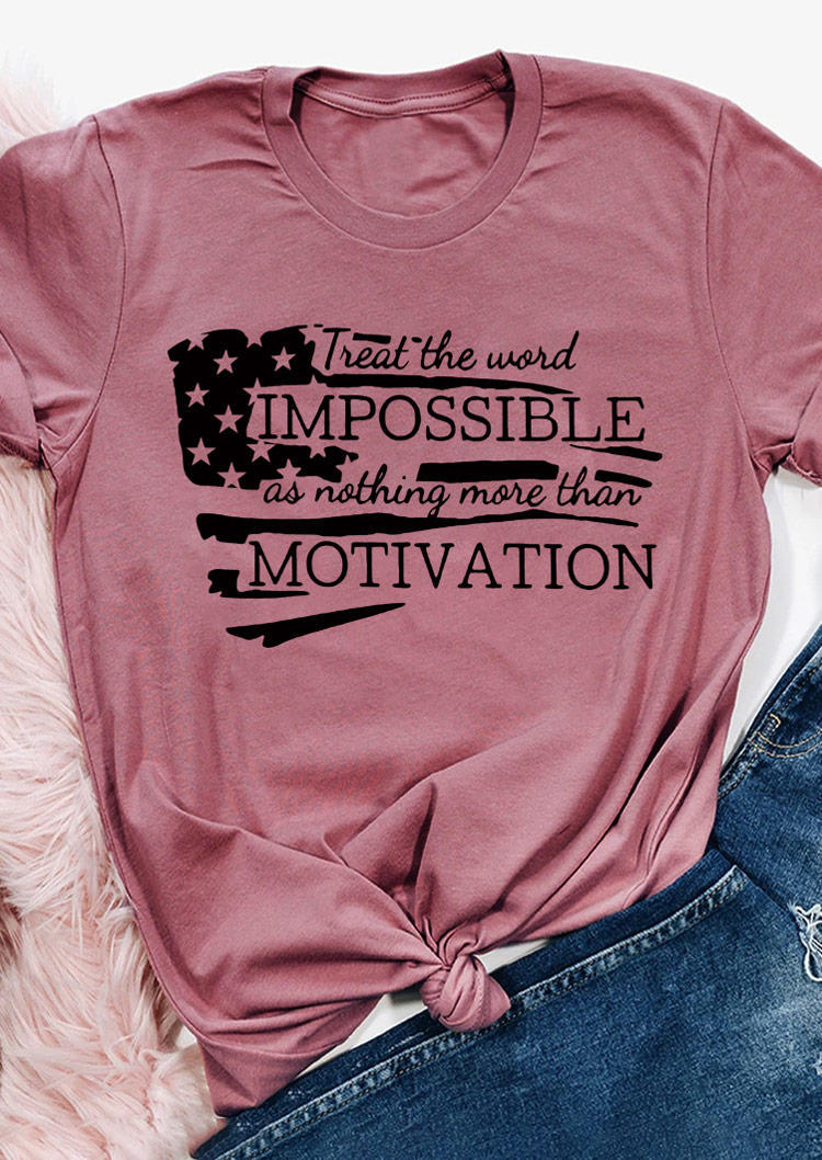 

Nothing More Than Motivaion T-Shirt Tee - Cameo Brown, 504441