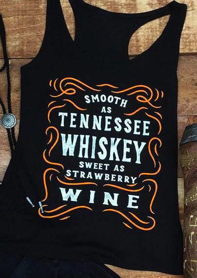

Smooth As Tennessee Whiskey Racerback Tank, Black, 141529