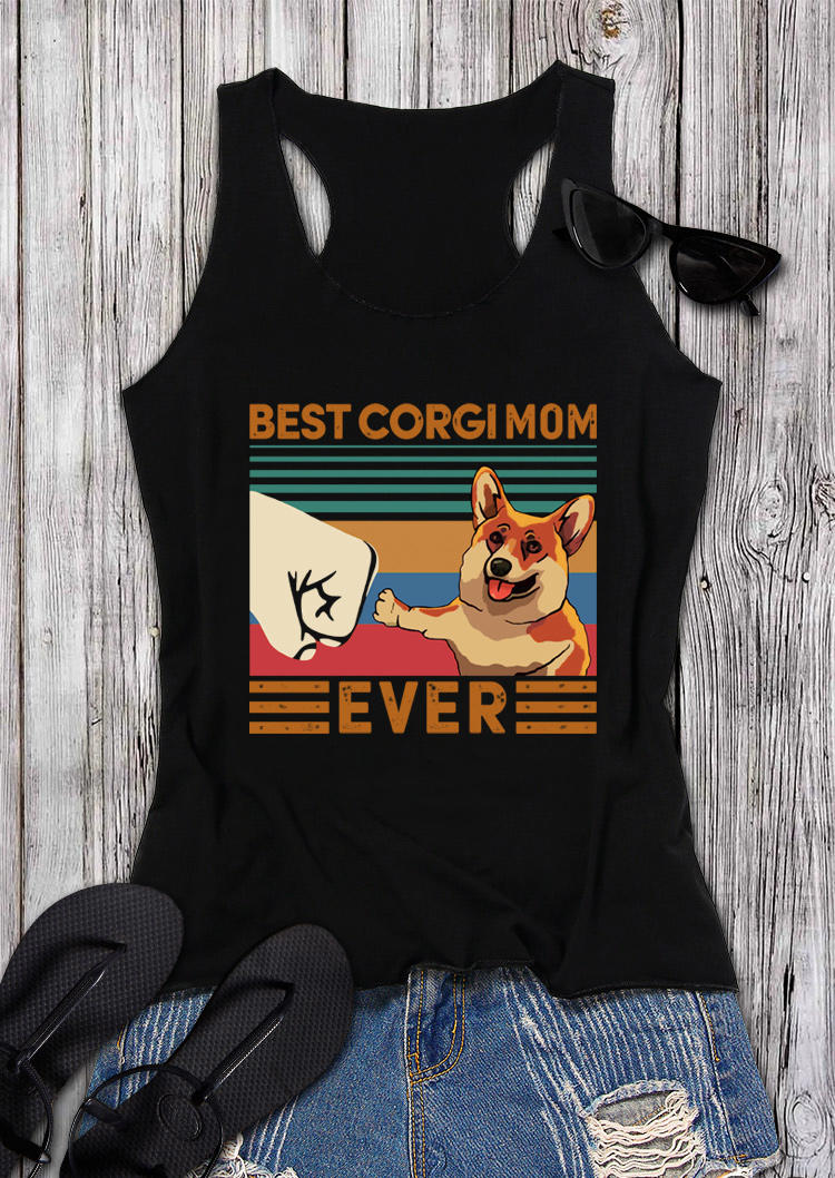 

Best Corgi Mom Ever Dog Casual Tank - Black, 505374