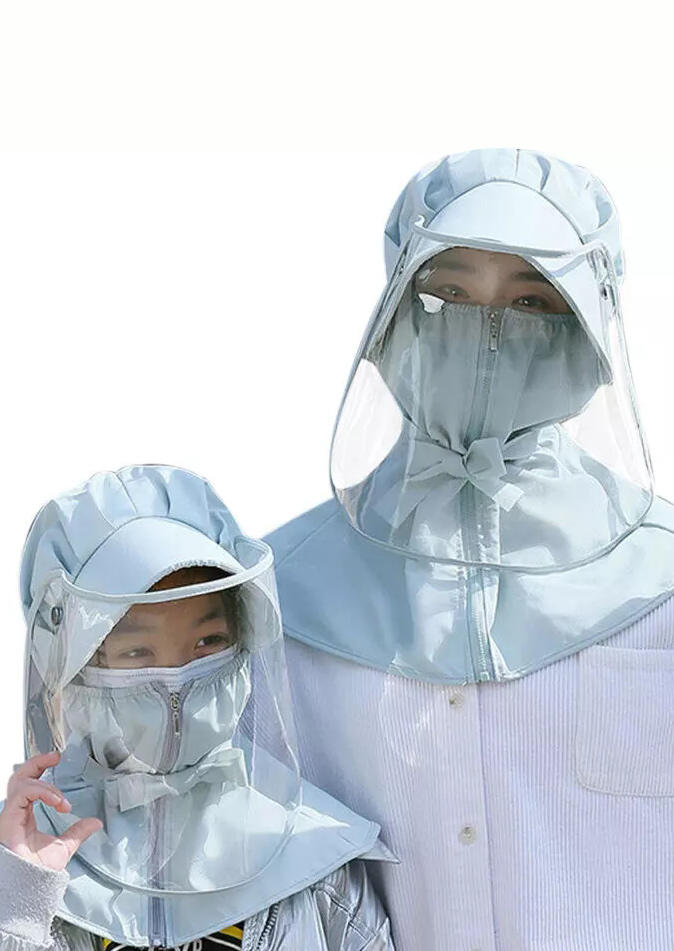 

Outdoor Sports Hiking Windproof Anti-UV Protective Hat, Light blue, 469658