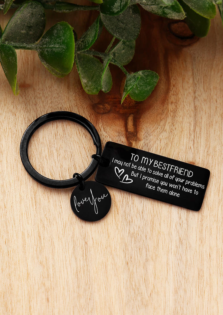 

To My Bestfriend Love You Keychain, Pattern1, 498198