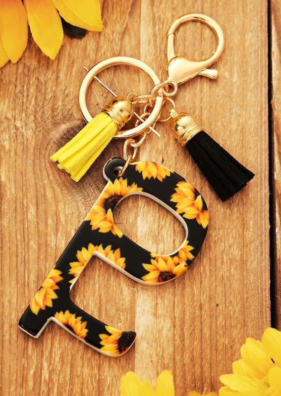 

Sunflower Tassel No Touch Door Opener Keychain, Multicolor, 502916